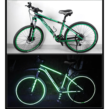 Solid Color Reflective Stickers Personality Waterproof Car Class Modification Warning Signs Highlighting Safety Reflective Strip