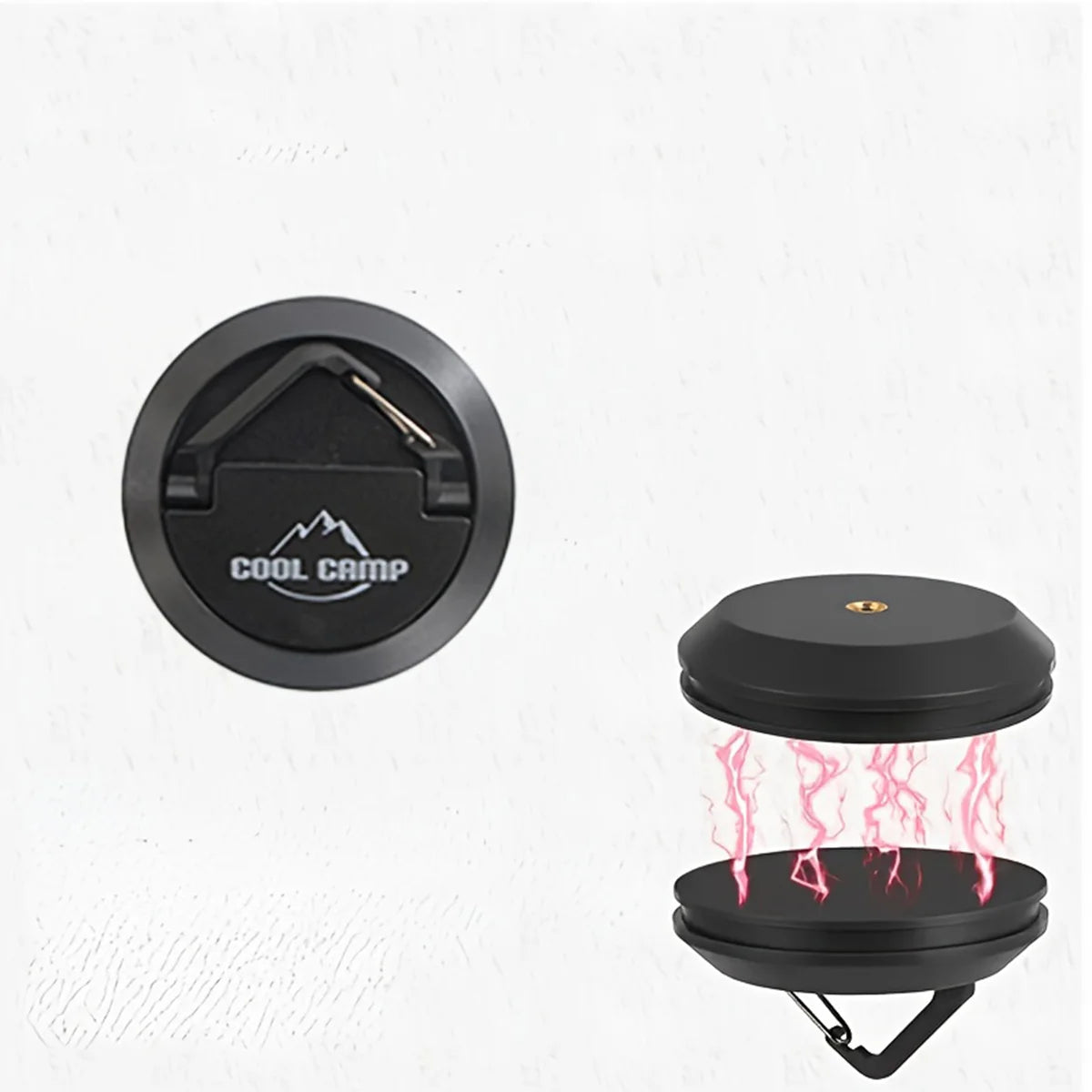 Outdoor Magnetic Hooks, No-Drill Magnetic Hanging Cups, Hooks for Camping Awnings, Tents, and Lights, Outdoor Camping Supplies.