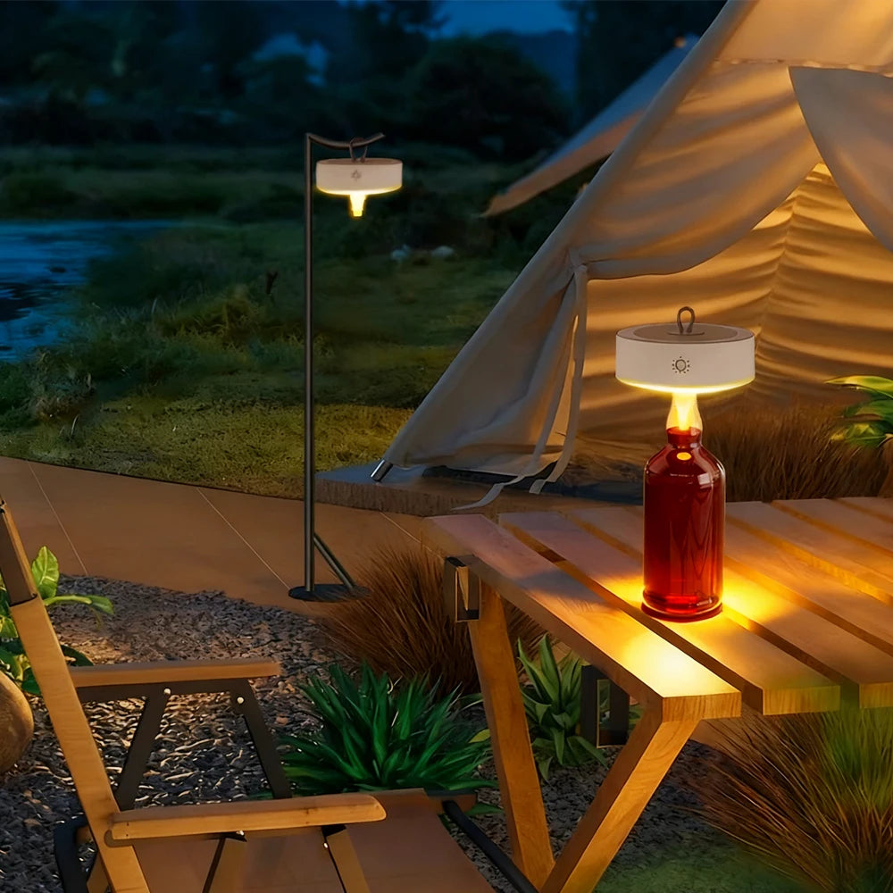 Wine Head Lamp Embedded Bar Restaurant Living Room RGB Dimming Decoration Wine Bottle Table Lamp Atmosphere Light Night Light