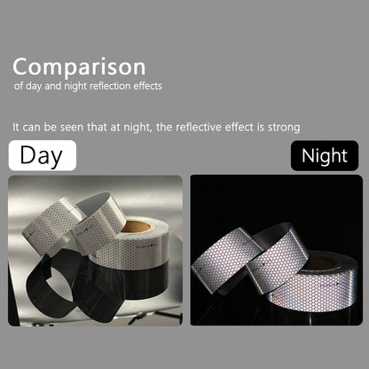 Maritime Film SOLAS Grade Reflective Tape for Ships, Eye-Catching Safety Warning, Silver White Waterproof Super Reflective