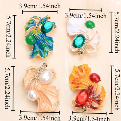 Baroque Luxury Beautiful Fish Design Brooch for Men and Women, JewelryAccessories, Wedding, Holiday, Party, Couple'sSurpriseGift