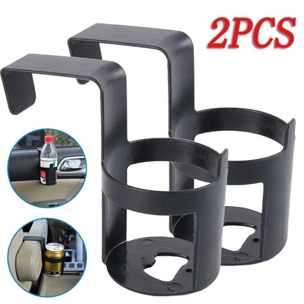 Car Cup Holder Auto Door Window Hanging Beverage Holder Portable Water Bottle Stand Car Storage Rack Auto Interior Accessories