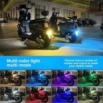 Wireless Remote Control LED Aircraft Strobe Light Multi-Color Super Bright Anti-Collision Warning Light For Motorcycle Car Drone