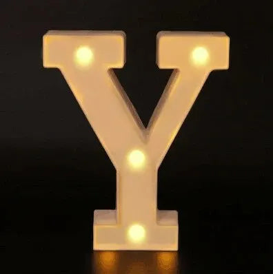 Ins Hot Sale 26 English Letter Led Light Design Lamp For Wedding Birthday Colorful Light Proposal Confession Surprise Night