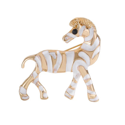SKEDS Zodiac Horse Year Series Brooch High-End Luxury Chinese Style 2026 Birth Year Accessory Exquisite Animal Pin Gift