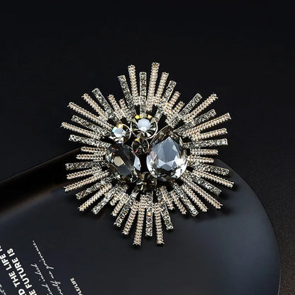 1PC Women's European and American Trendy Atmosphere Droplet brooch Fashion Dressing Banquet Party Festival Gift
