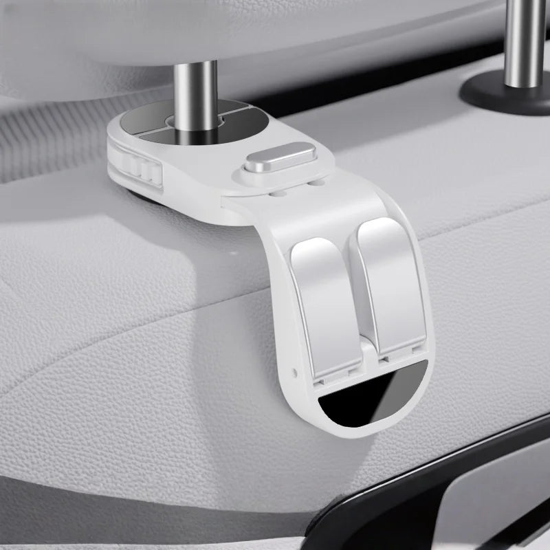 Car Seat Back Hook foldable Headrest Hidden Mount Auto Vehicle Back Seat Organizer Car Accessories Hanging Hooks Storage Hanger