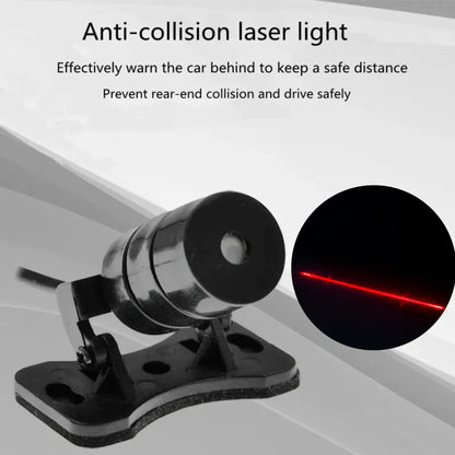 Car LED Laser Light Anti Fog Spotlights LED Anti Collision Taillight Warning Lights Fog Lights Warning Emergency Light Universal