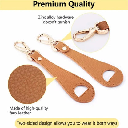 1Pcs PU Leather Hat Clip Hat Holder Hat Keep Clip Hands Free Storage Clip Buckle Outdoor Travel Hooks Handbag Accessories