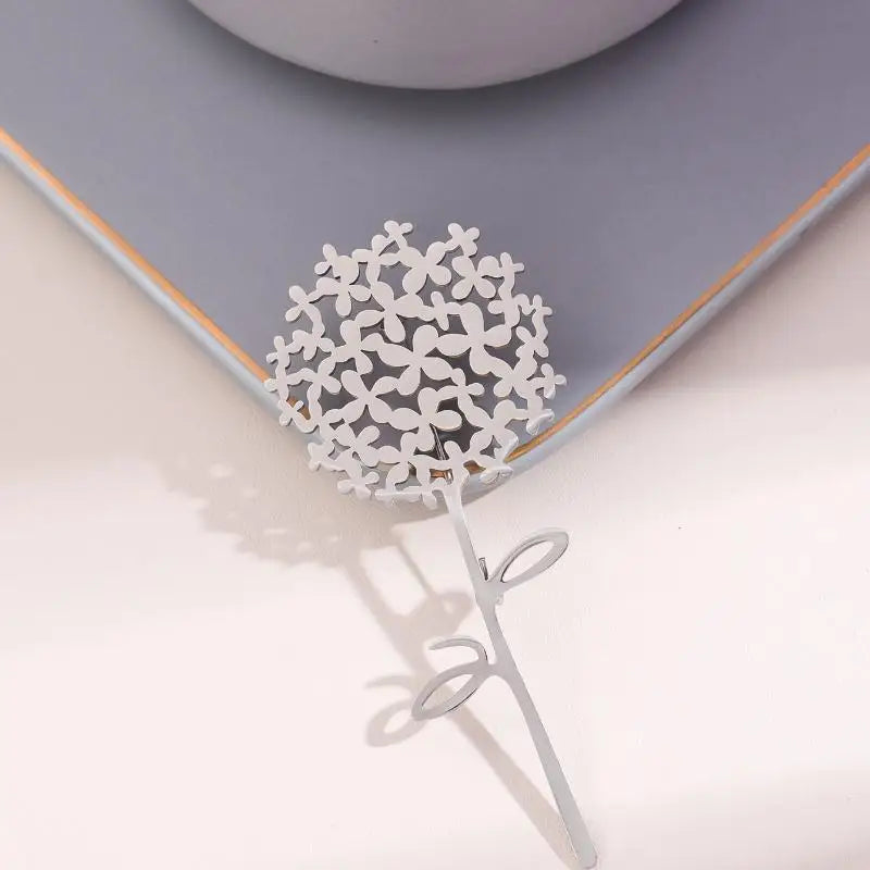 ❃Trendy Stainless Steel Dandelion Brooches For Women Plant Pins Casual Party Accessories Luxury Gifts Friends