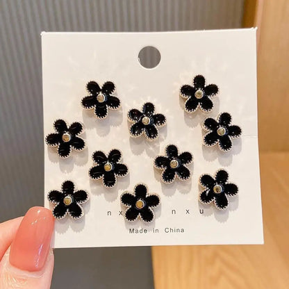 10pcs Collar Needle Buckle Fixed Pin 2025 Trendy Jewelry Gift For Women Brooch Fashion No Punching Magnetic Buckles For Shirts