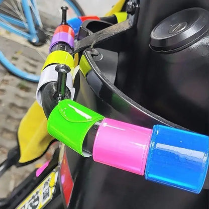 5pcs Cycling Pvc Reflective Bracelet Wristband Fun Run Star Should Support Safety Warning Reflective Ring Bracelet Concert Protection