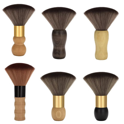 Ring Neck Duster Barber Remove Loose Hair Brush Hair Cutting Brush Soft Hair Cleaning Brush Hairdressing Tools