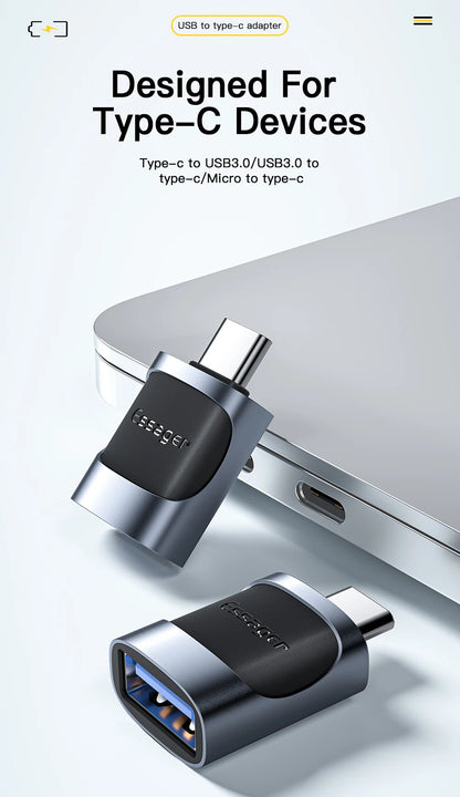 Essager OTG Type C To USB Micro USB To Type C Adapter OTG USB To Type C Adapter For Macbook Xiaomi HUAWEI Samsung OTG Connector