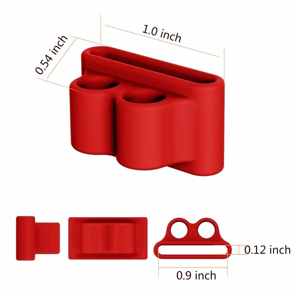 For AirPods Silicone Stand Holder Bluetooth Earphone Apple I7 Earphones Earbud Holder Clip for Apple Watch Anti-lost