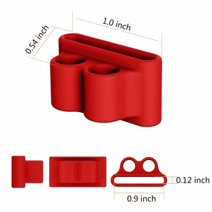 For AirPods Silicone Stand Holder Bluetooth Earphone Apple I7 Earphones Earbud Holder Clip for Apple Watch Anti-lost