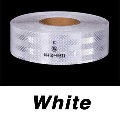 5cm 104R High Intensity Reflective Conspicuity Warning Tape For Bike Truck Boats Trailer Self-Adhesive Waterproof Safety Tape