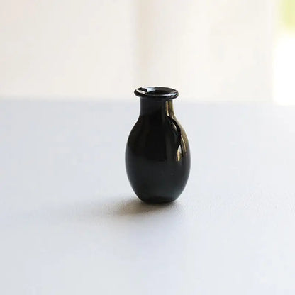 。Fridge Magnets Place Flower Arrangements Decoration Mini Glass Vase Fridge Magnet Creative 3D Vase Micro Landscape Ornament
