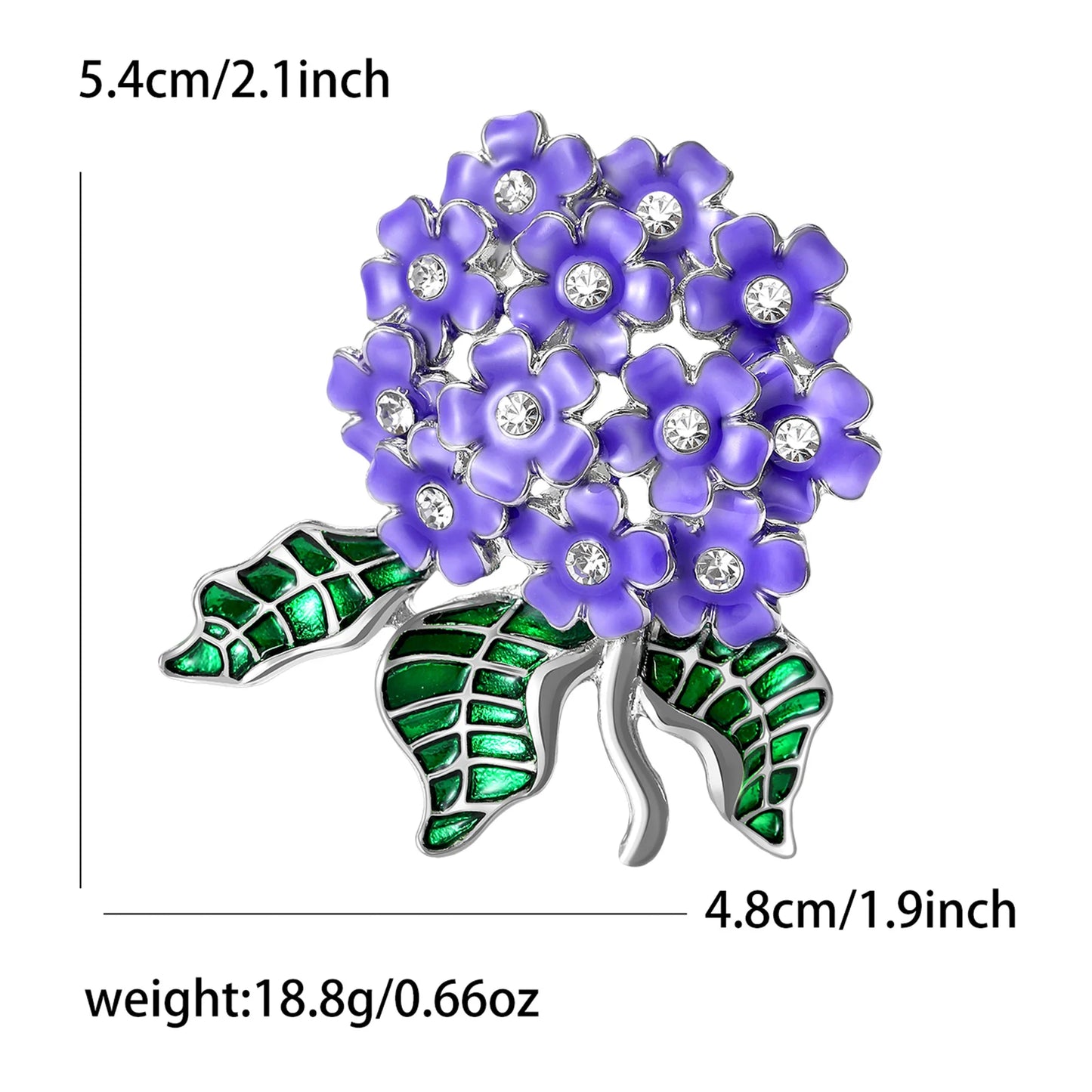 Fashion Enamel Flower Brooches for Women Unisex Plant Pins Office Casual Party Friend New Gifts Jewelry Accessories Decoration