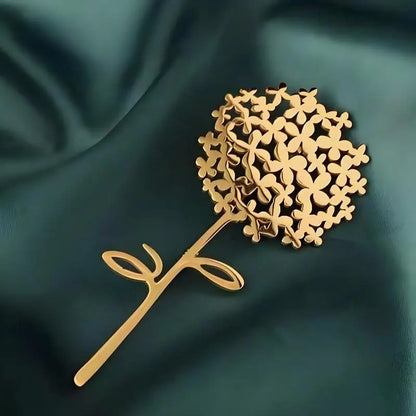 ❃Trendy Stainless Steel Dandelion Brooches For Women Plant Pins Casual Party Accessories Luxury Gifts Friends