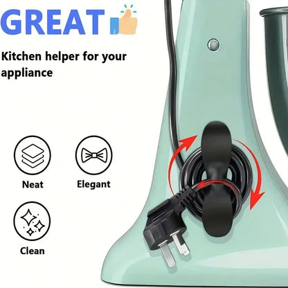4pcs Silicone Cord Winder Holder Power Cord Organizer Clip Self Adhesive Cable Wire Fixer for Air Fryer Coffee Machine