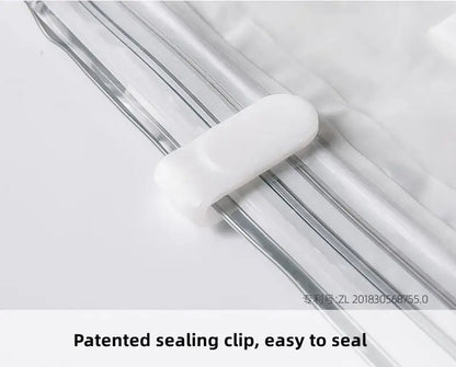 New Patented Vacuum Bags Large Plastic Storage Bags for Storing Clothes Blankets Compression Empty Bag Covers Travel Accessories