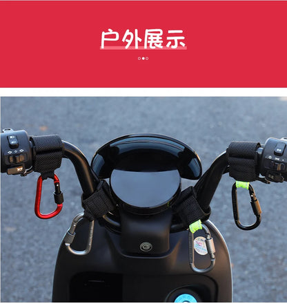 2PCS Heavy Duty Aluminium Alloy Hooks, Multi-functional Solid & Thick for Motorcycle, E-Bike, Scooter & Outdoor Use