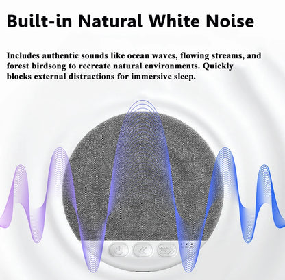 Lenovo Mini Sleeping Bluetooth Speaker Nature Sound White Noise Soundbar Wireless MP3 Music Player Thin Timed Shutdown Audio Pla