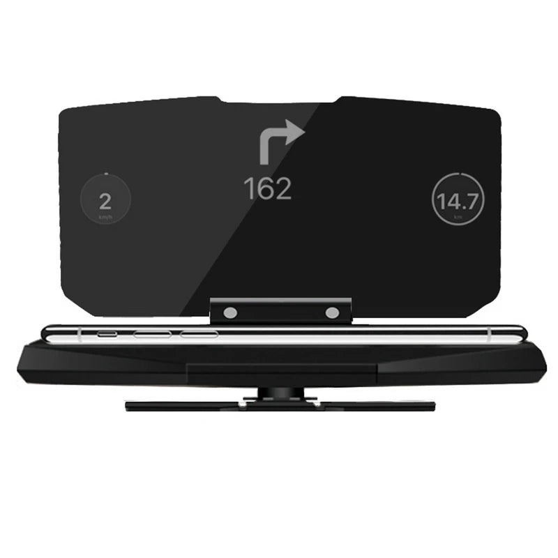 1PC Car HUD Head Up Navigation Display Phone Holder Mount GPS Projector