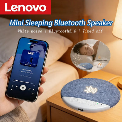 Lenovo Mini Sleeping Bluetooth Speaker Nature Sound White Noise Soundbar Wireless MP3 Music Player Thin Timed Shutdown Audio Pla
