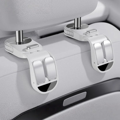 Car Seat Back Hook foldable Headrest Hidden Mount Auto Vehicle Back Seat Organizer Car Accessories Hanging Hooks Storage Hanger