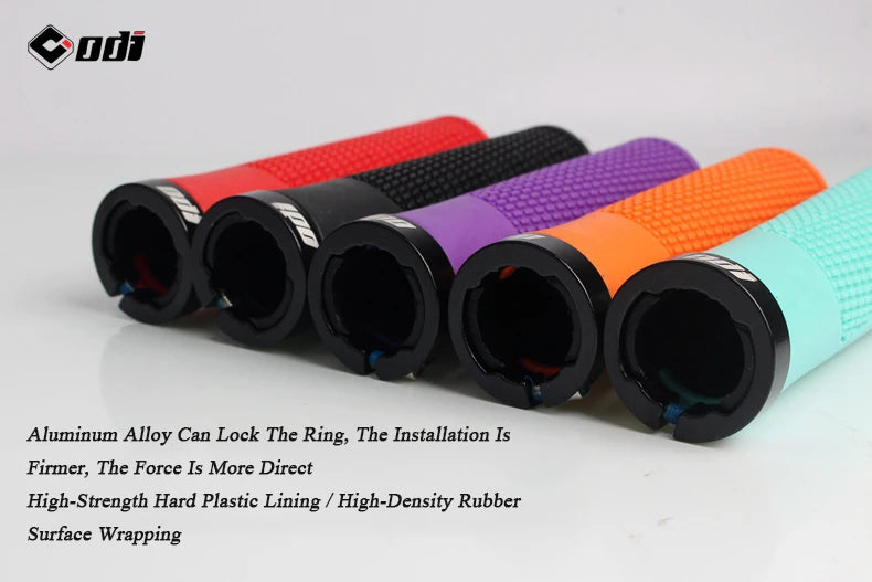 ODI Rubber Handlebar Grips MTB Lock-on Grip Shockproof Non-slip Mountain/Road Bike Handle Cover Folding Balance Bike Accessories