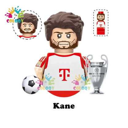 Kids Toys Football Stars Building Blocks Sport Player Mini Action Figures Toys For Boys Christmas Gifts