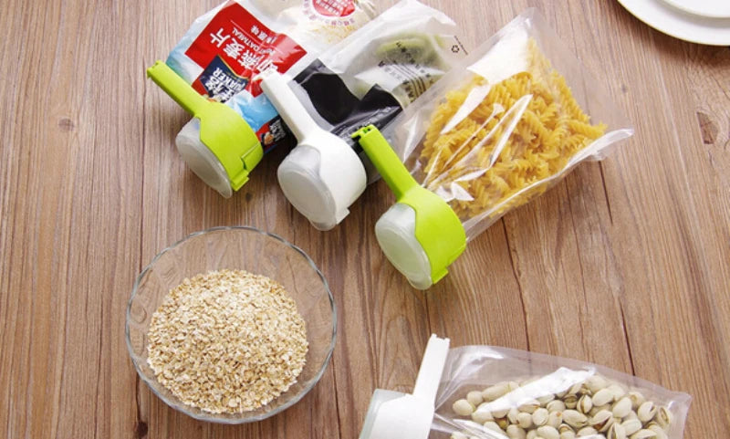 Snack Sealing Clip Plastic Fresh Keeping Sealer Clamp Food Saver Travel Kitchen Accessories Seal Food Storage Bag Clip