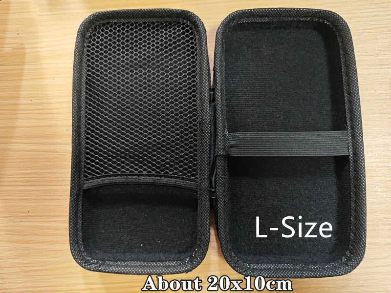 1/2pcs Portable Eva Storage Bag Zipper Pouch Mobile Phone Charger Protection Bag Mobile Hard Disk Bag U Disk Data Cable Storage
