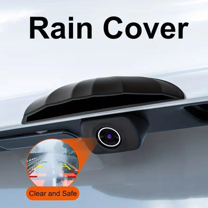 Universal Rear View Camera Rain Shield - All-Weather Protection for Rain, Snow & Dust - Easy Install for All Cars & SUVs