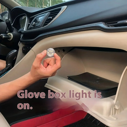 2Pcs Motion Sensor LED Indoor Ambient Lights - Touch Activated Battery-Free for Reading & Storage Box Lighting