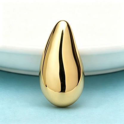 Wuli&baby Alloy Water-drop Brooches For Women Men 2-color Minimalist Style Geometric Office Causal Brooch Pins Gifts