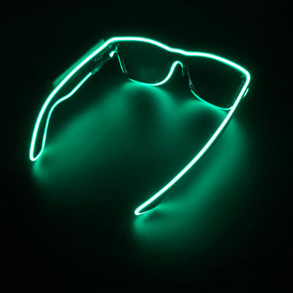 New Cool Wireless Glowing LED Light Up Glasses For Rave Festival Party Luminous Neon Mosaic Sunglasses club disco Eye Glasses