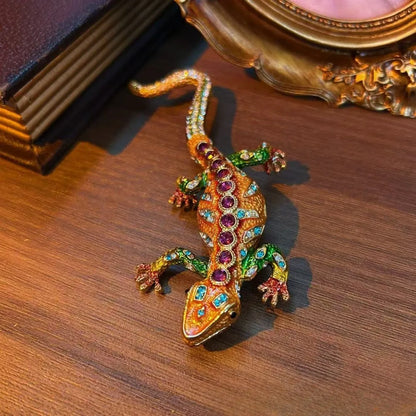 Baroque Luxury Beautiful Lizard Design Men's Women's Brooch Pins，Jewelry & Accessories，Wedding Holiday Party CoupleSurprise Gift