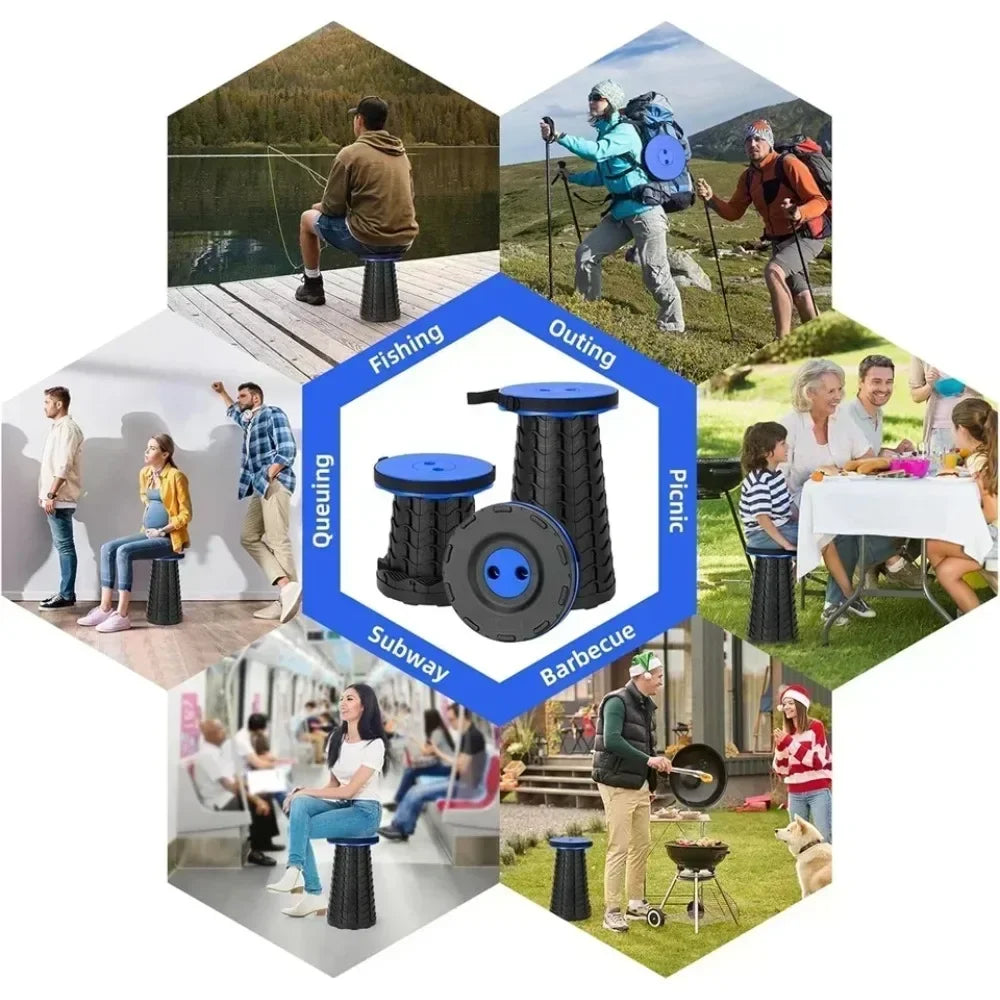 Fishing Chair Portable Lightweight Foldable with Carry Bag for Outdoor Camping and Fishing Comfortable Durable Outdoor Chair