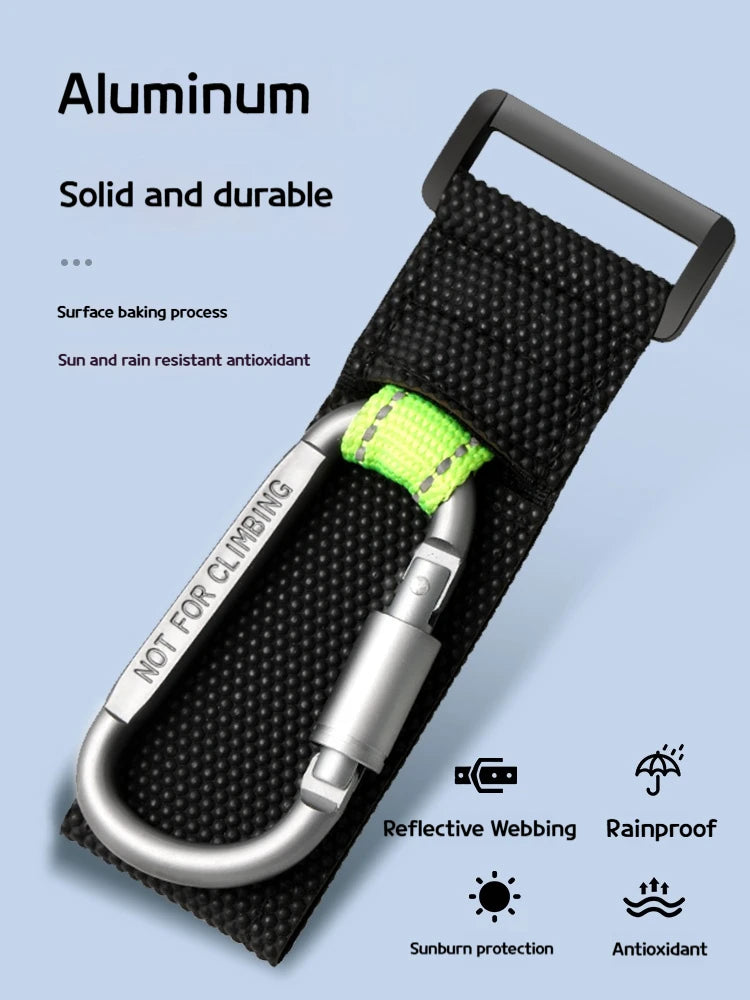 2PCS Heavy Duty Aluminium Alloy Hooks, Multi-functional Solid & Thick for Motorcycle, E-Bike, Scooter & Outdoor Use