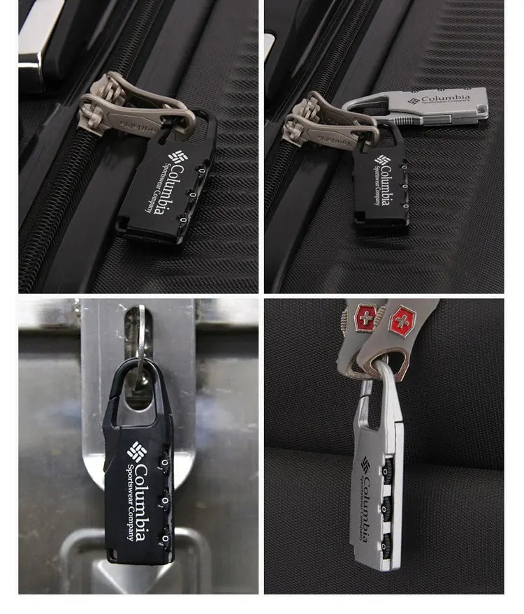 Alloy Combination Code Number Lock Padlock Luggage Lock for Zipper Bag Backpack Handbag Drawer Cabinet Luggage Lock Tools