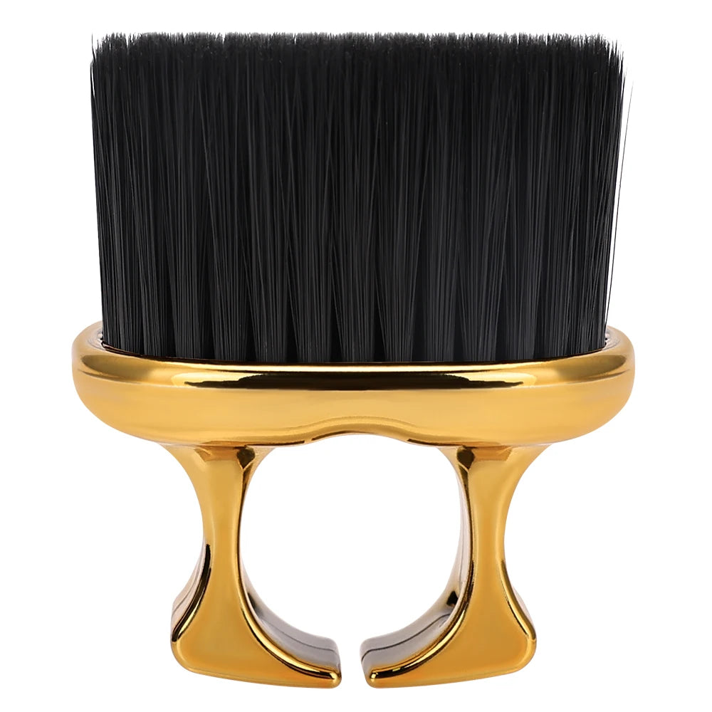 Ring Neck Duster Barber Remove Loose Hair Brush Hair Cutting Brush Soft Hair Cleaning Brush Hairdressing Tools
