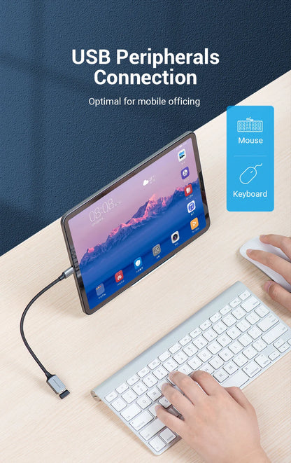 Vention USB C OTG Adapter USB A to Type C Adapter Cable USB3.0 2.0 5Gbps Data Adapter Type-C Converter for MacBook Pro Xiaomi 17