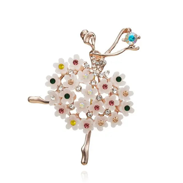 Lovely Birds Butterfly Bee Brooch For Women Pearl Rhinestone Trendy Animal Jewelry Coat Dress Lapel Pins Wedding Party Gifts
