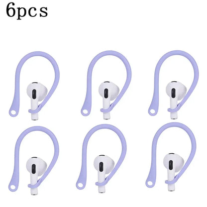 1/3/5/6Pairs Silicone Ear Hooks for Apple AirPods Pro Accessories Anti-fall Bluetooth Earphone Holder for AirPods 3 Earhooks