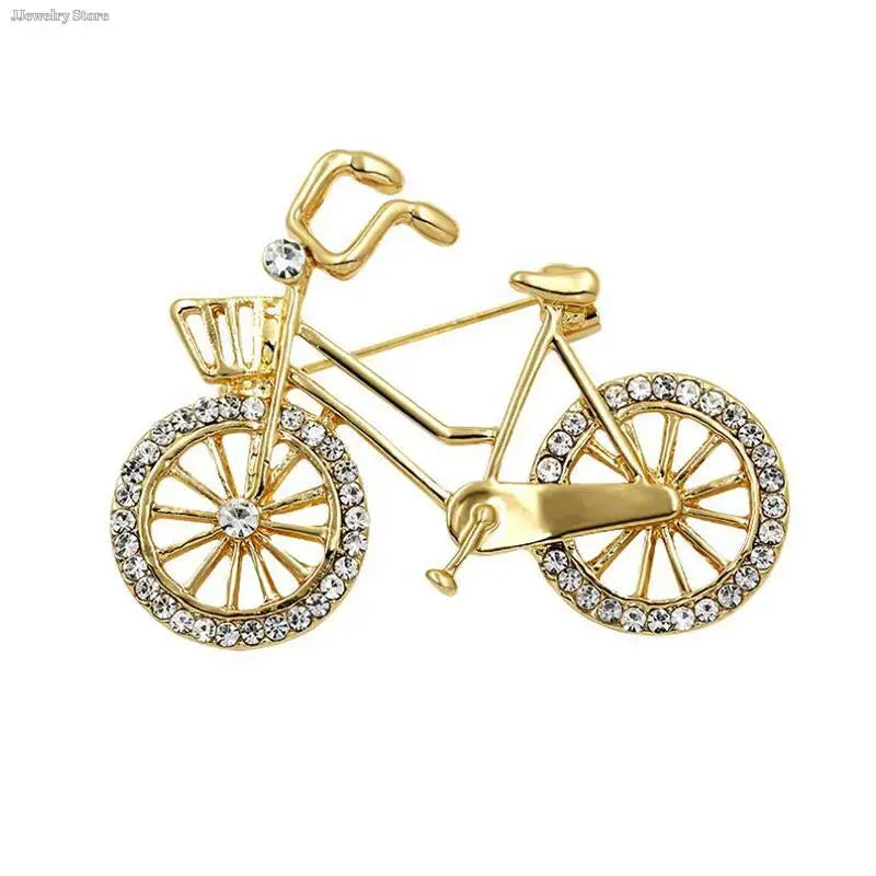 Fashion Bicycle Shape Brooch Men Women Leisure Cycling Sports Gift Cyclists Badges Sports Lapel Pins Biking Jewelry Biker Gift