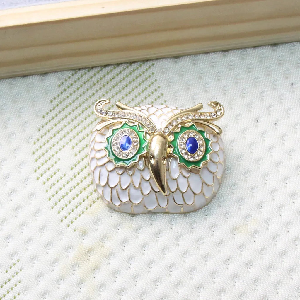Baroque Luxury Beautiful Owl Animal Design Brooch for Men and Women, Jewelry Accessories, WeddingHolidayPartyCoupleSurprise Gift