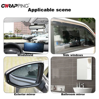 4PCS Car Rainproof Film 2 Auto Rearview Mirror 2 Side Windows Rainproof Film Waterproof Anti-fog Car Stickers for Car Accessorie